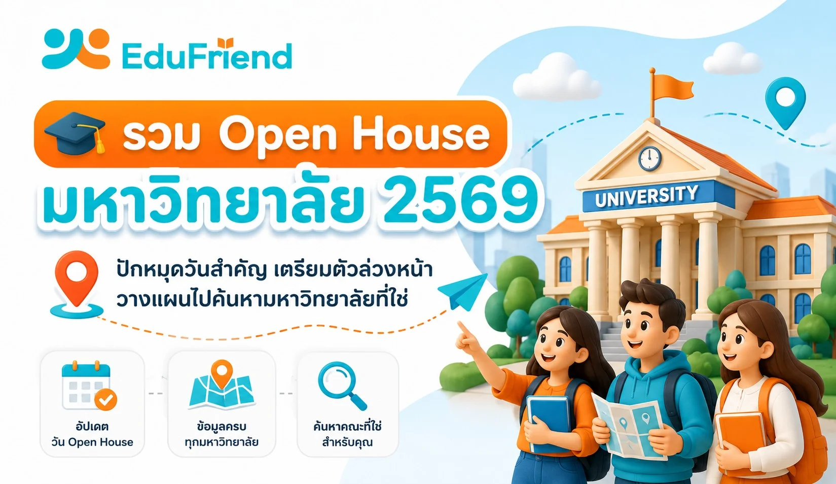 รวม Open House มหาวิทยาลัย 2569 ทั่วประเทศ อัปเดตวันจัดงาน